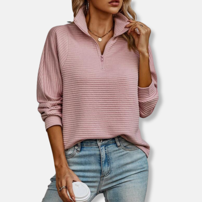 Casual Fit Crew Neck Pullover Sweater - EasyApparels