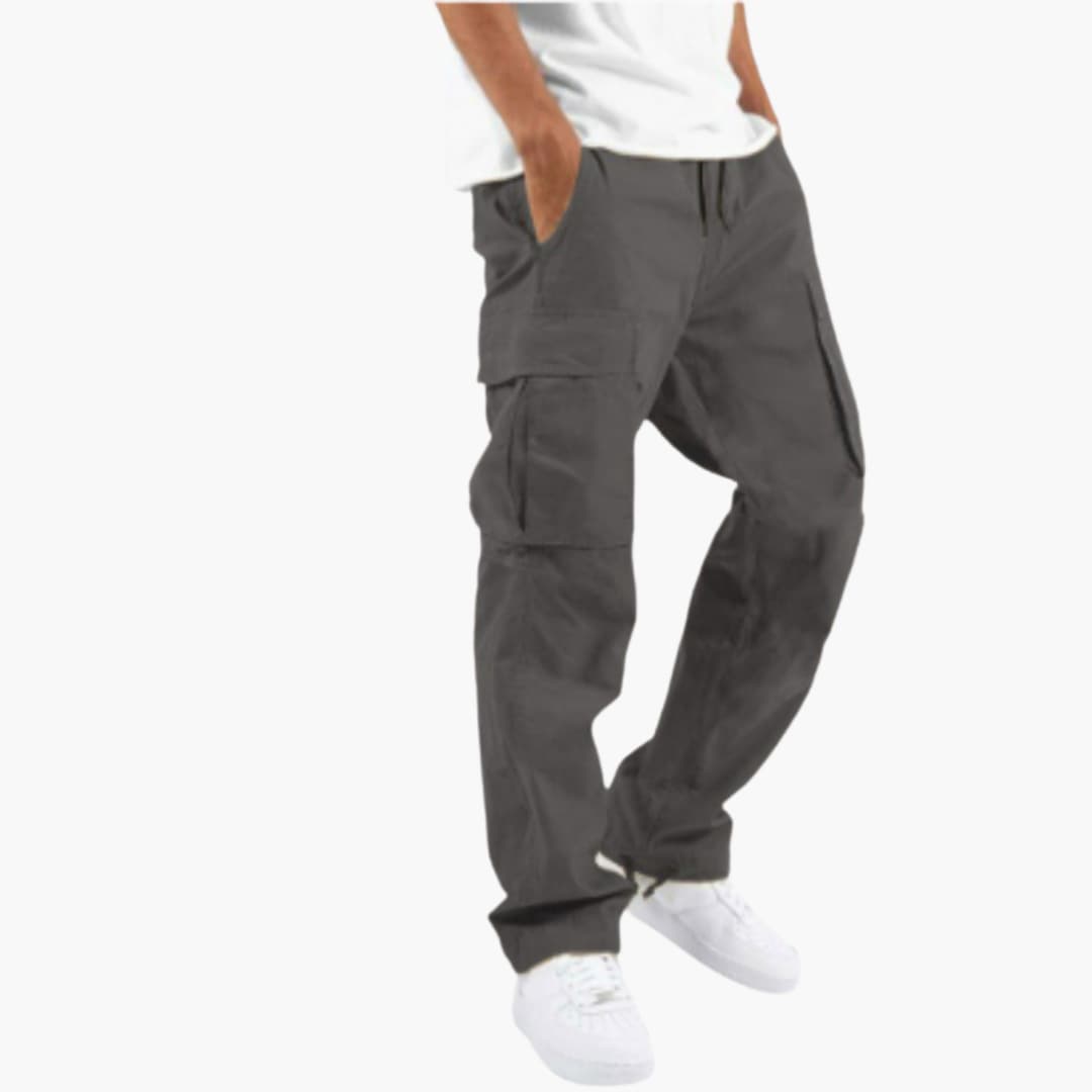 Relaxed Fit Cargo Pants with Large Pockets