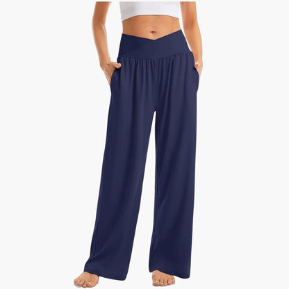 Women's Comfortable Wide Leg Pants with Pockets