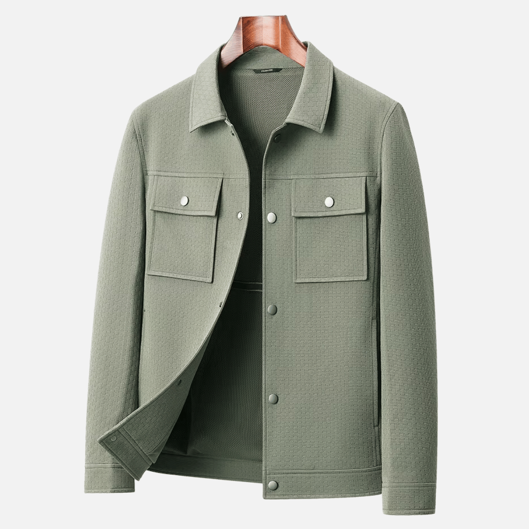 Classic Men's Thick Cable Knit Jacket - EasyApparels