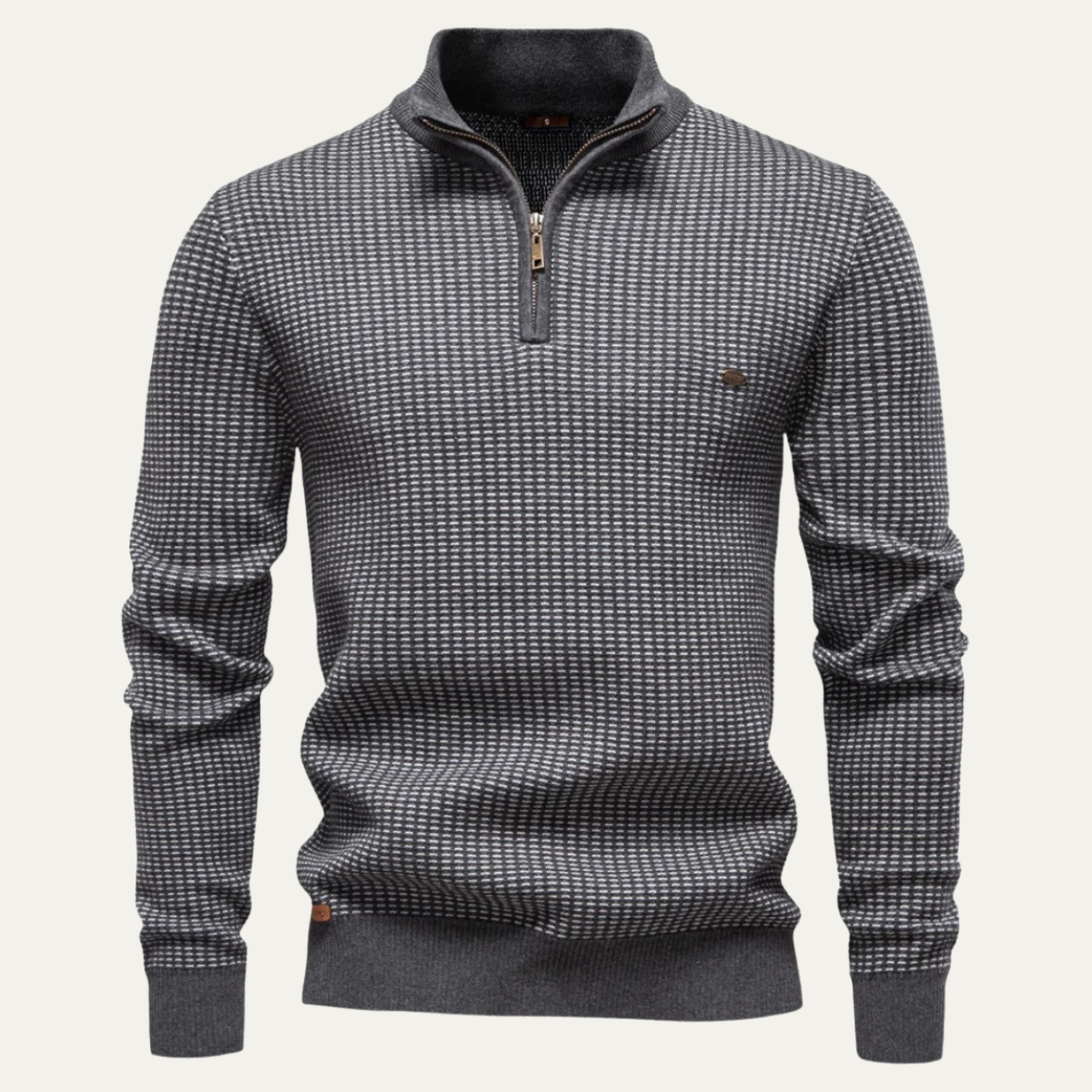 Cozy Men's Half Zip Fleece Winter Sweater