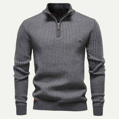 Cozy Men's Half Zip Fleece Winter Sweater