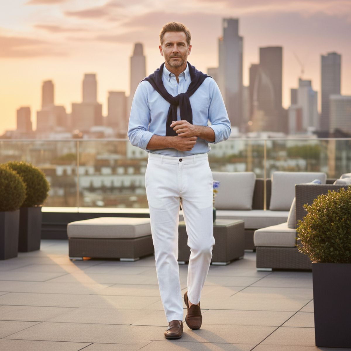 Lightweight Summer Linen Pants for Men