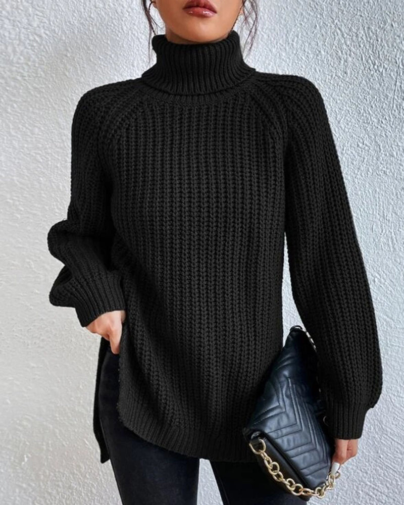 Warm Women's Cable Knit Winter Sweater