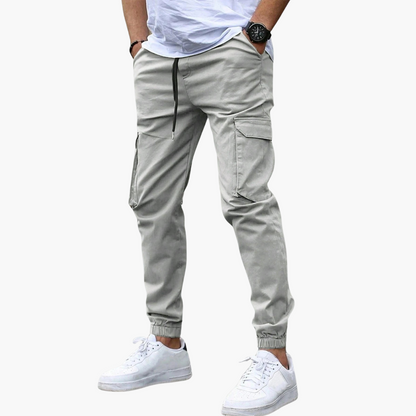 Comfy Men's Cargo Joggers with Pockets - Vossary