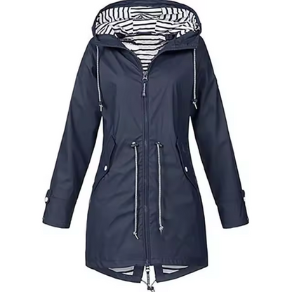 Waterproof Women's Hooded Rain Coat