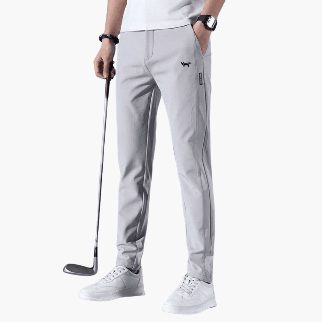 Comfortable Fit Men's Stretch Zip Pants - Vossary