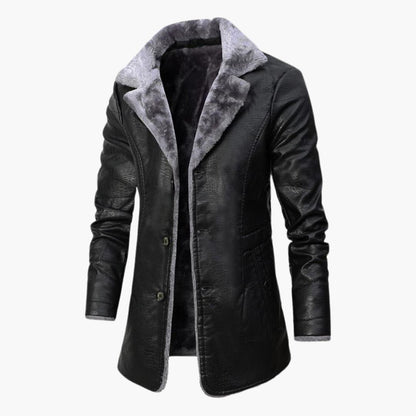 Classic Warm Mens Wool Overcoat - Vossary