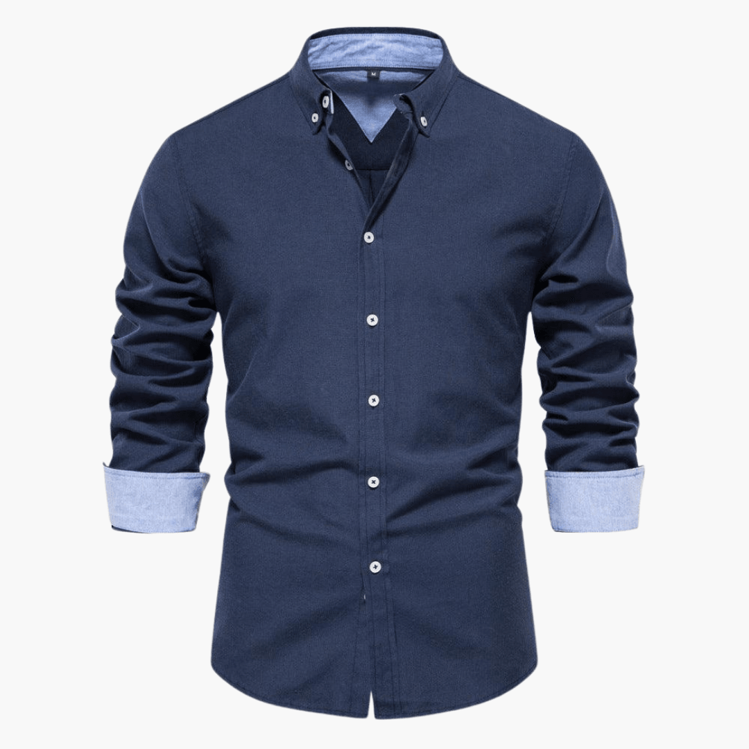 Stylish Men's Fit Casual Dress Shirt - Vossary
