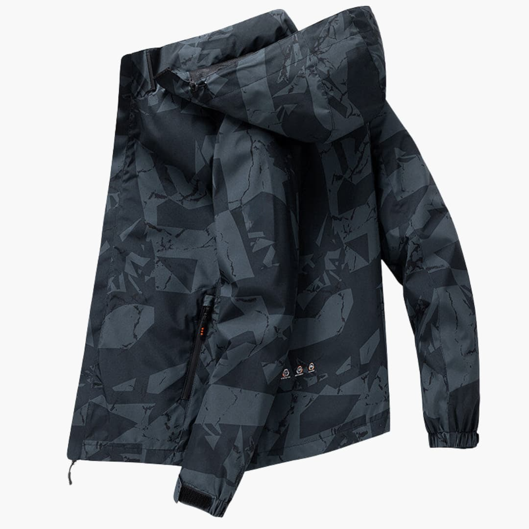 Waterproof Mens Snow Jacket with Adjustable Hood