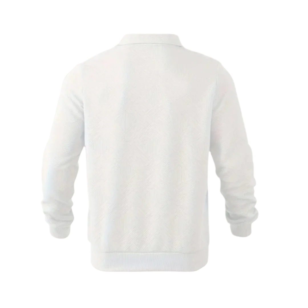 Warm Quarter Zip Knit Sweater for Men