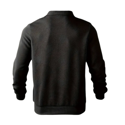 Warm Quarter Zip Knit Sweater for Men