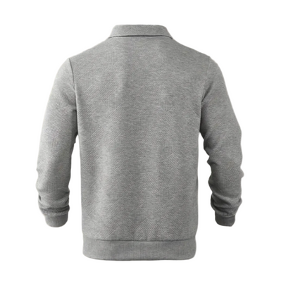 Warm Quarter Zip Knit Sweater for Men