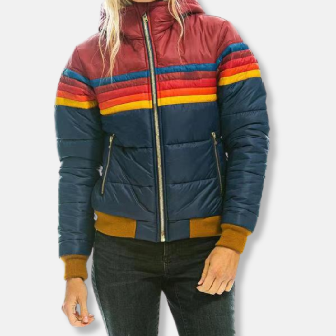 Warm Quilted Puffer Hooded Jacket - EasyApparels