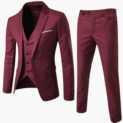 Classic Mens 3 Piece Suit Jacket Set