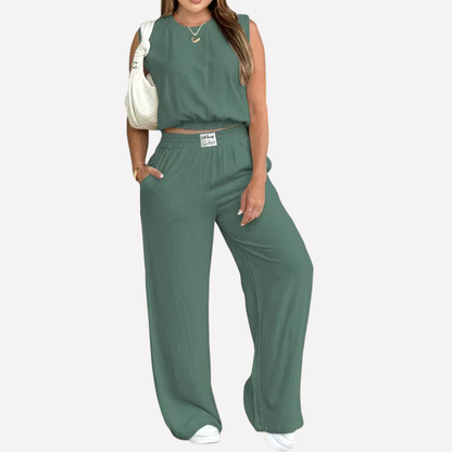 Casual Two Piece Daily Wear Set - Vossary