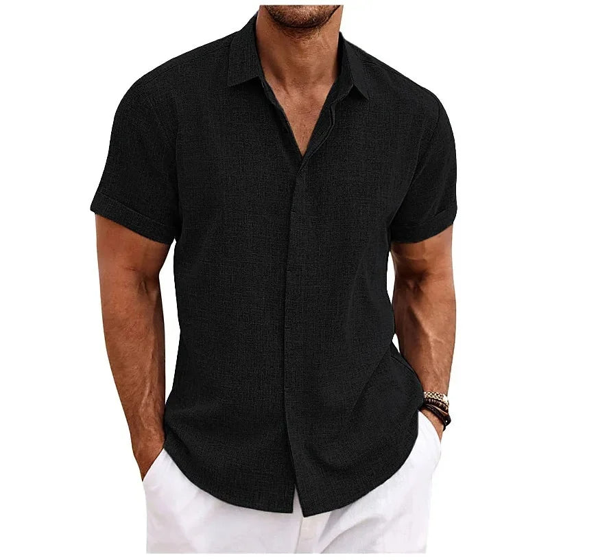 Relaxed Fit Casual Button Shirt - Vossary