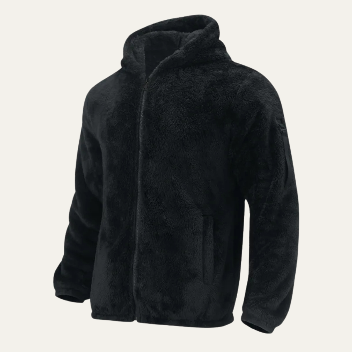 Cozy Men's Fleece Hooded Winter Jacket