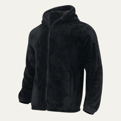 Cozy Men's Fleece Hooded Winter Jacket