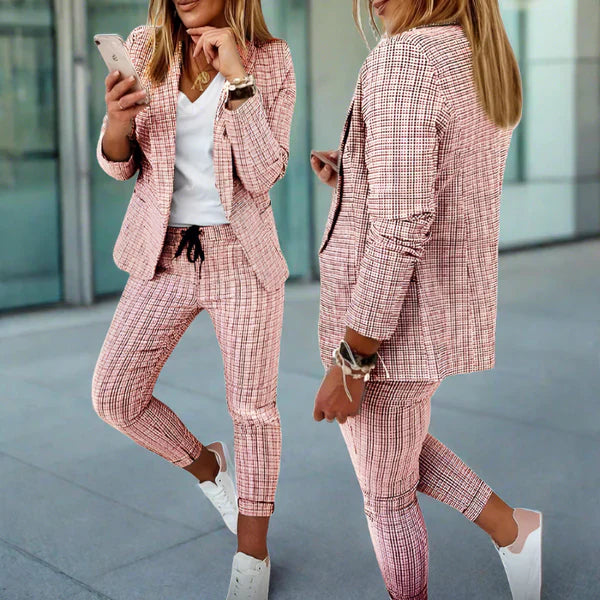 Ladies Elegant Business Pantsuit - Vossary