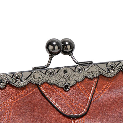 Classic Buckle Leather Shoulder Bag