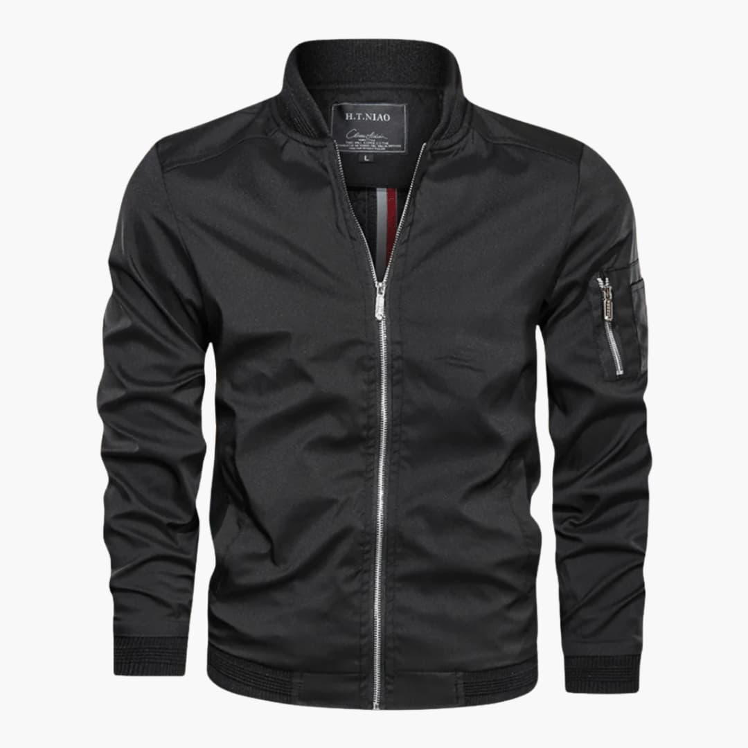 Waterproof Zip Up Mens Jacket with Pocket