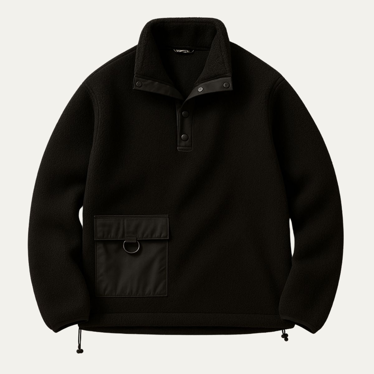 Warm Fleece Crew Neck Sweater