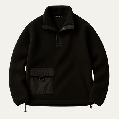 Warm Fleece Crew Neck Sweater