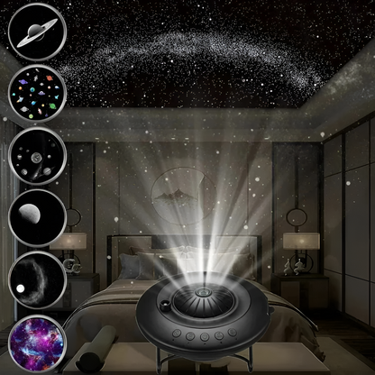 Cosmic Star Projector with Colorful Night Sky Effects