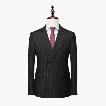 Classic Two Button Slim Fit Pinstripe Suit