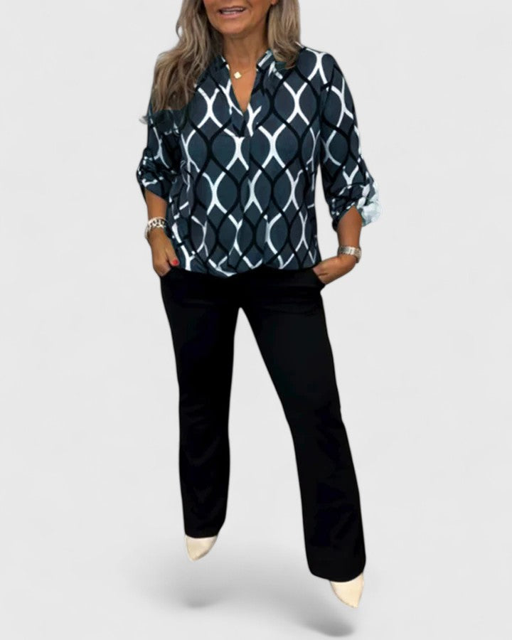 Chic Women's Fashion Blouse - Vossary