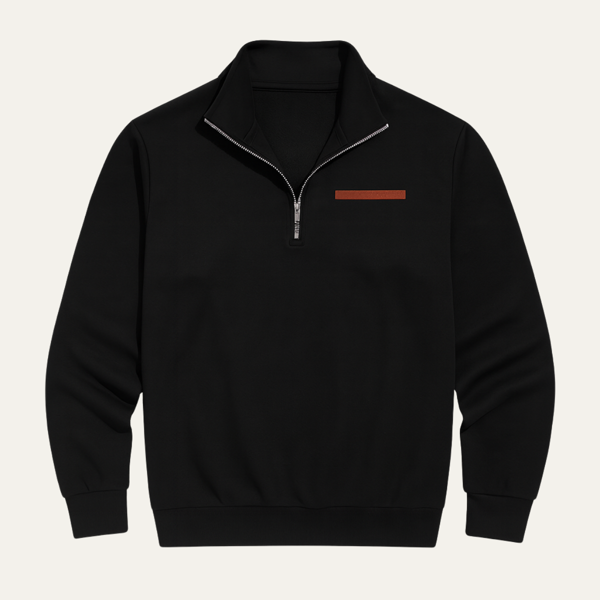 Cozy Men's Relaxed Fit Half Zip Crew Neck Sweater - Vossary