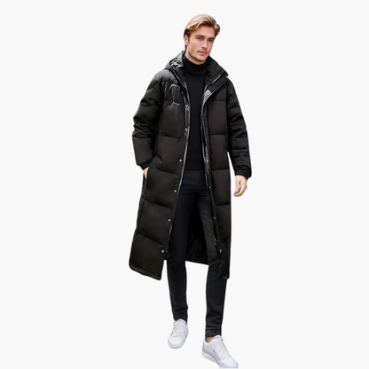 Warm Waterproof Men's Winter Coat Full Zip - Vossary