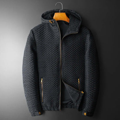 Comfortable Quilted Zip Up Jacket - Vossary