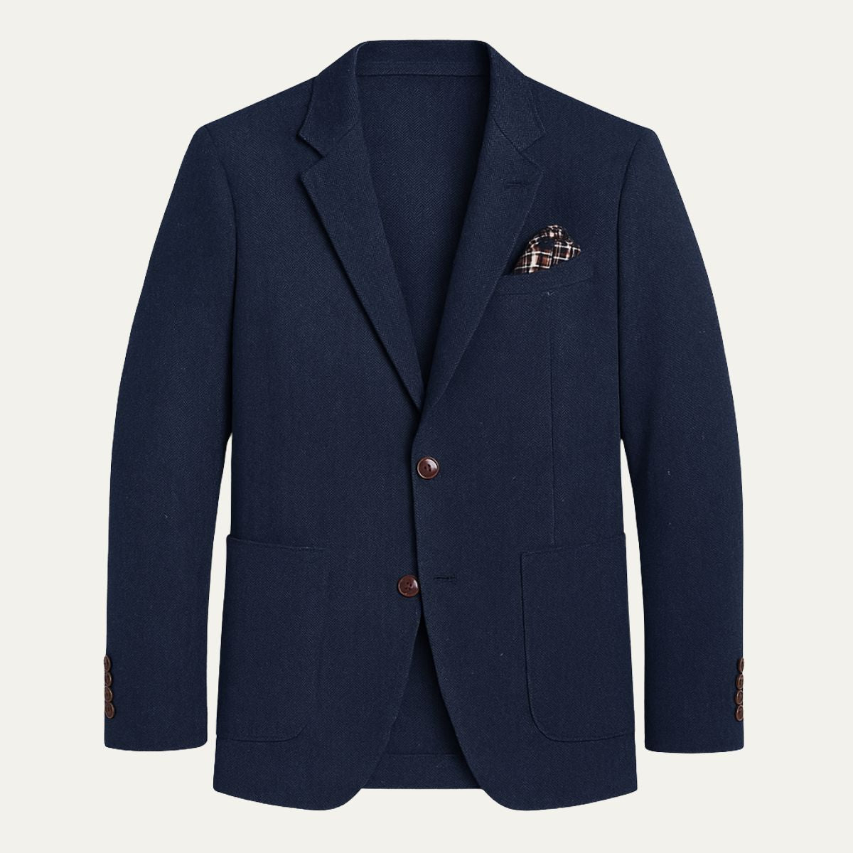 Classic Men's Tweed Blazer Jacket - Vossary