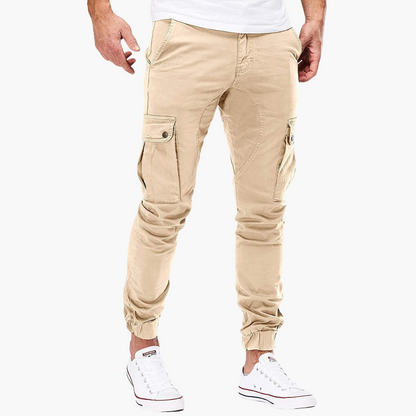 Relaxed Fit Cargo Pants with Side Pockets - Vossary