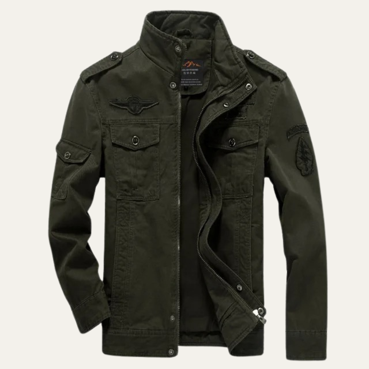 Rugged Men's Tactical Cargo Field Jacket - Vossary