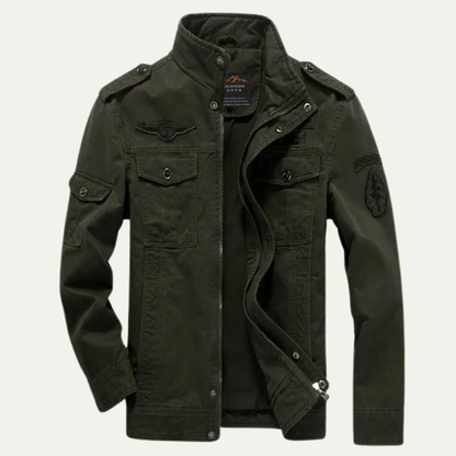 Rugged Men's Tactical Cargo Field Jacket - Vossary