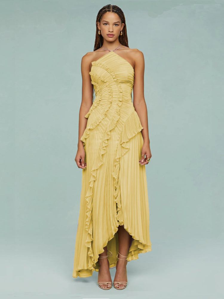 Chic Uneven Hemmed Party Dress