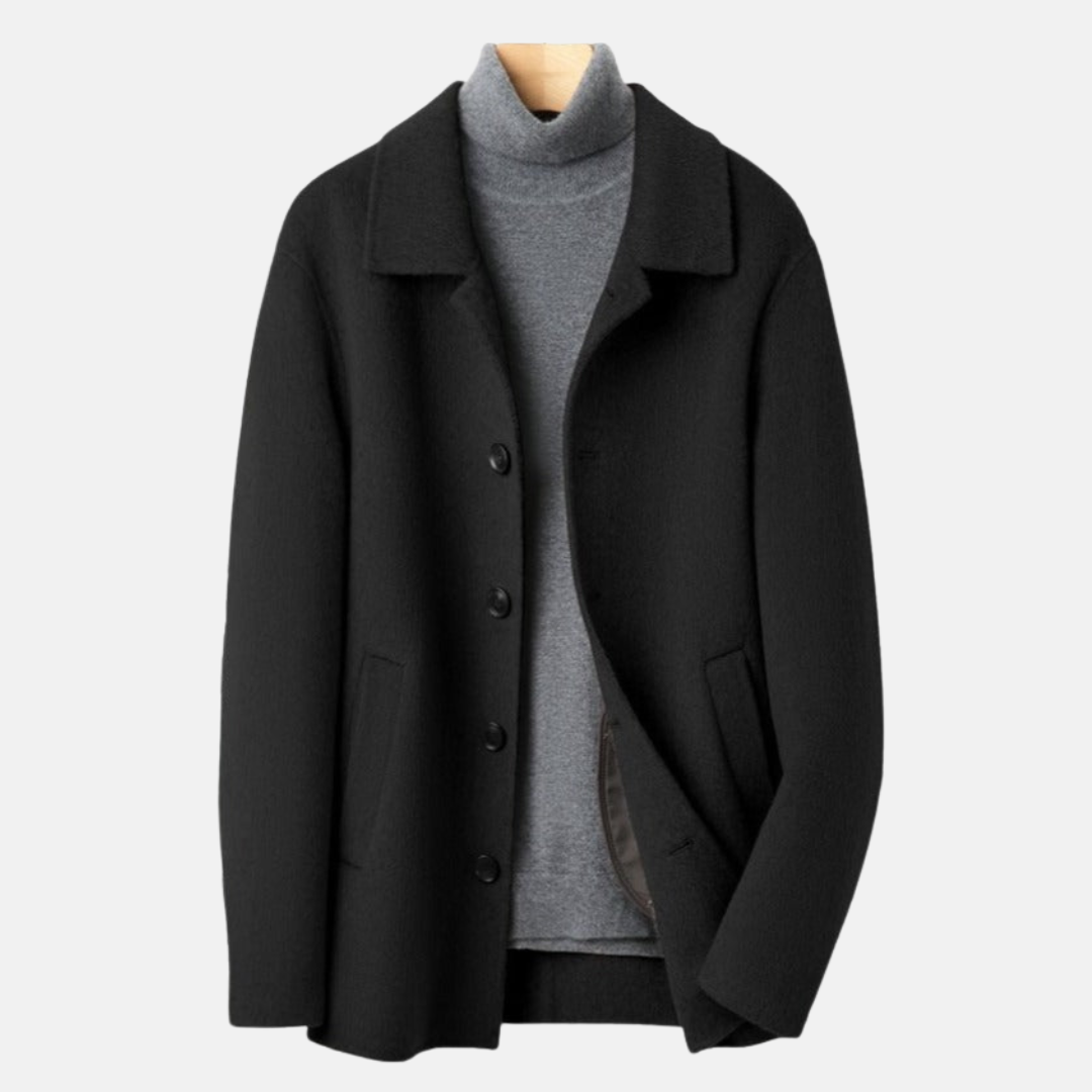 Comfortable Classic Mens Car Coat - EasyApparels