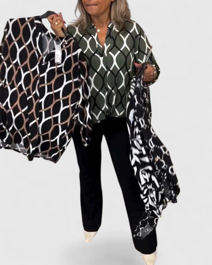 Chic Women's Fashion Blouse