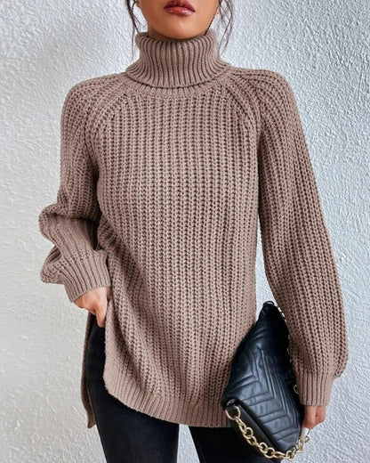 Warm Women's Cable Knit Winter Sweater