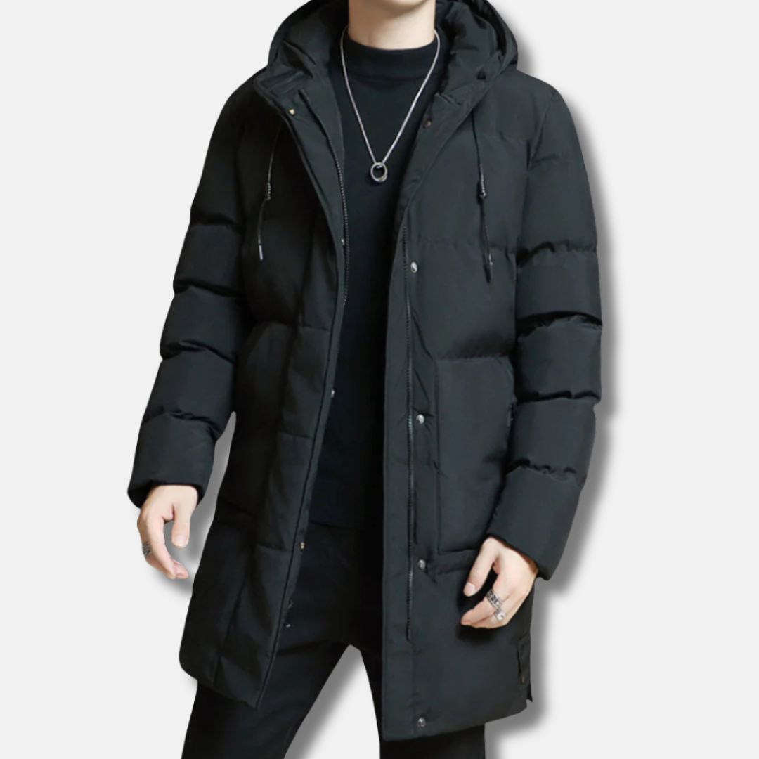 Warm Quilted Puffer Coat | Hooded Winter Jacket - EasyApparels