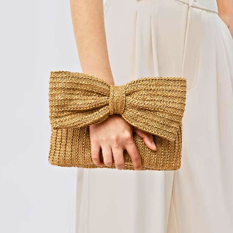 Braided Ribbon Handbag - EasyApparels