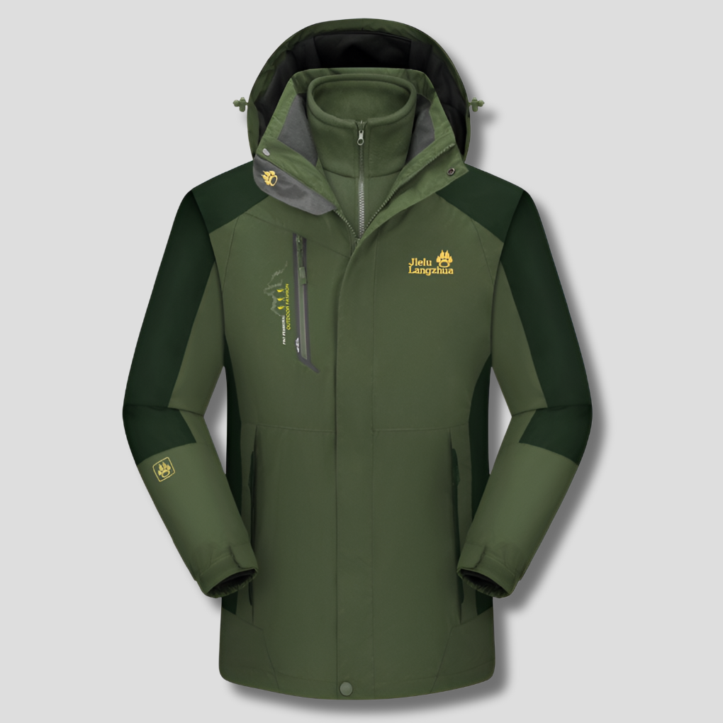 Waterproof 3-in-1 Snow Jacket Warm Winter Coat - Vossary