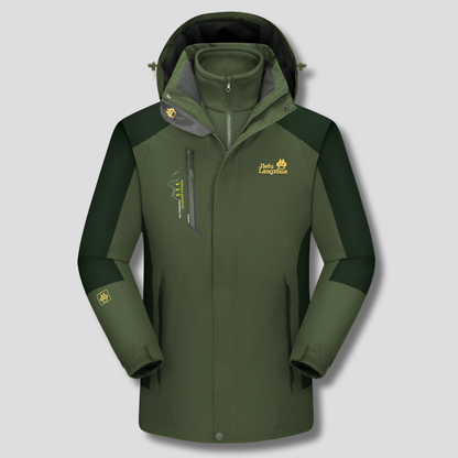 Waterproof 3-in-1 Snow Jacket Warm Winter Coat - Vossary