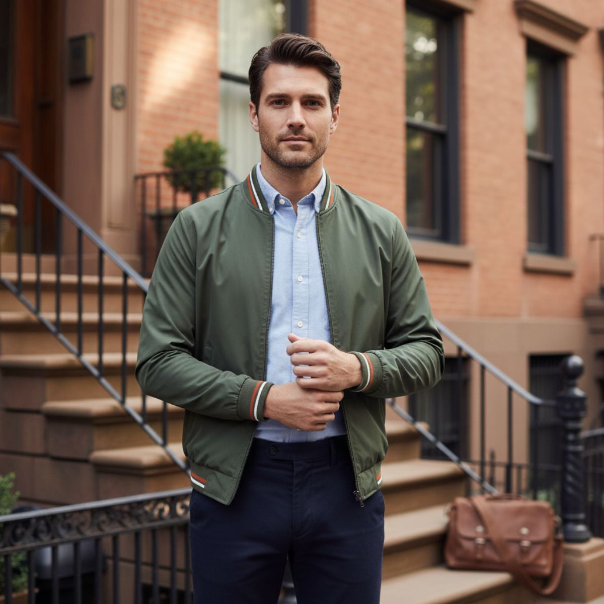Classic Fit Mens Zipper Jacket