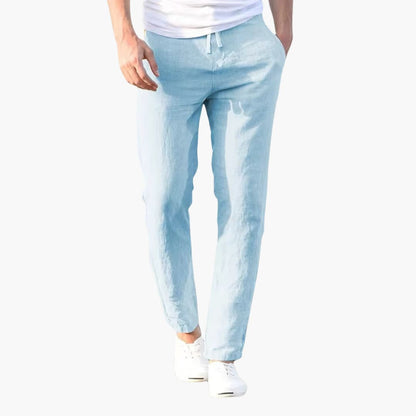 Men's Slim Fit Elastic Waist Trousers