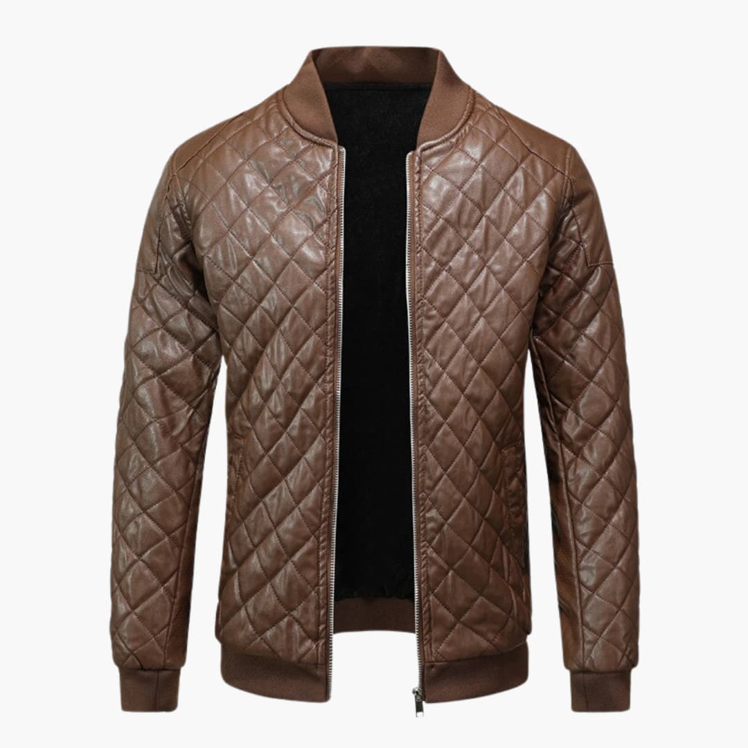 Timeless Leather Mens Coat