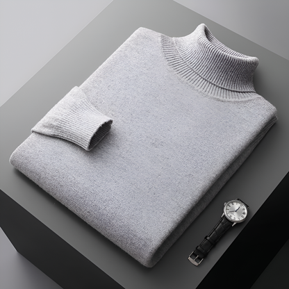 Luxury Soft Mens Wool Crew Neck Sweater - Vossary